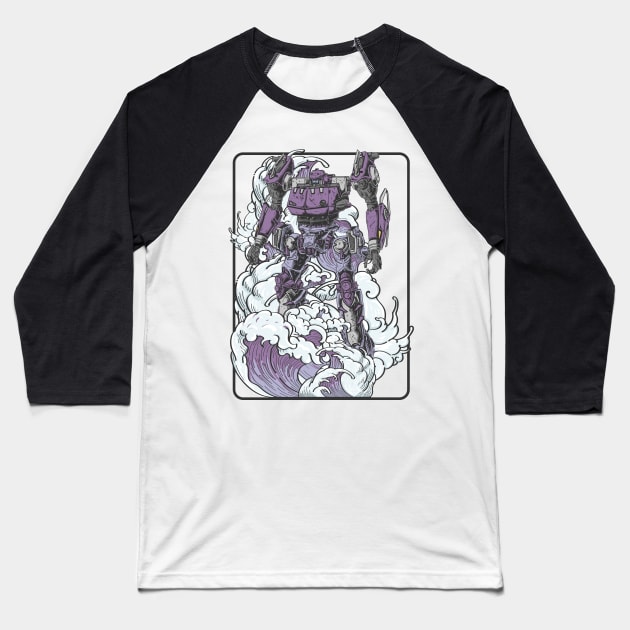 Violet Gundam Baseball T-Shirt by gblackid